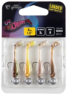 4kom - Set Mamaca Rage Ultra UV Micro Fry Loaded Lure Pack 4cm 3gr