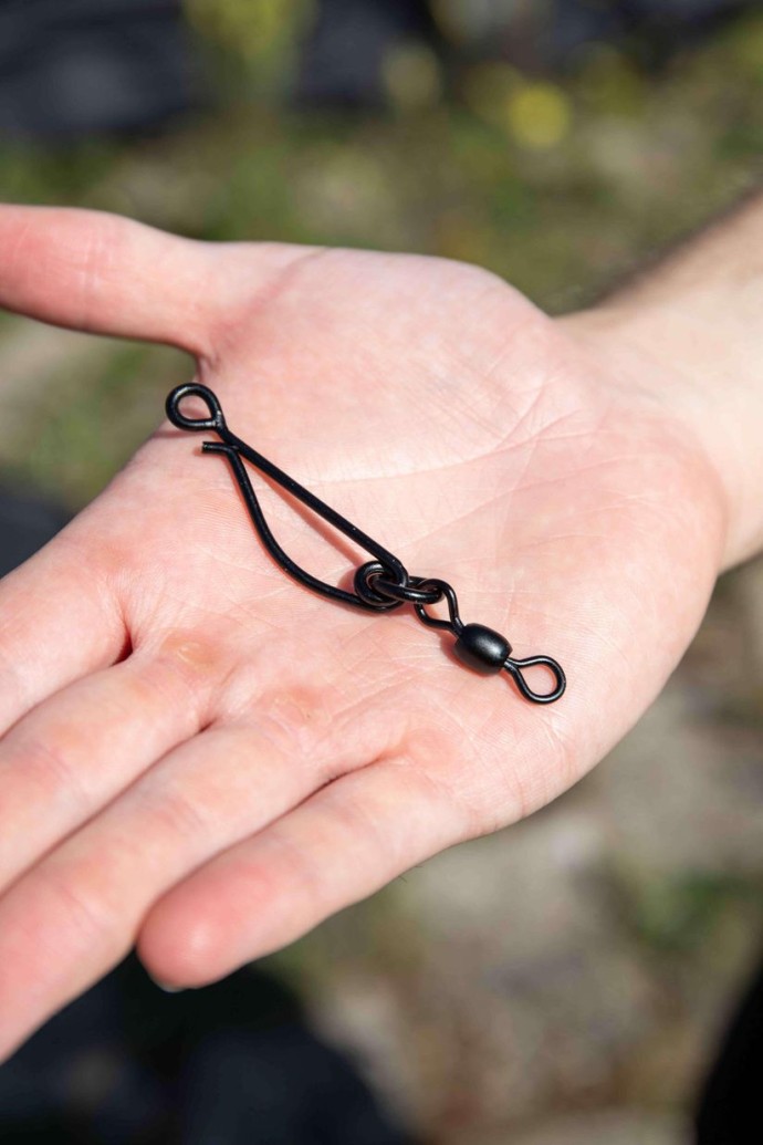 4kom - Sigurnosne kopče za olovo Black Cat Pellet Pro Mega Lead Clip