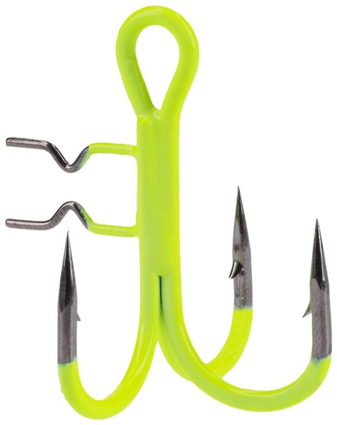 4kom - Trostruke udice Mikado Jaws Vertical UV Fluo
