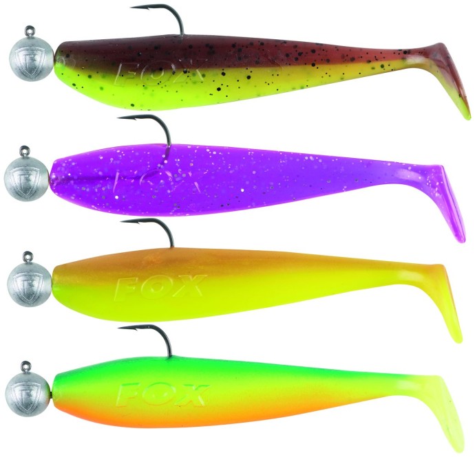 4ks - Měkké návnady Rage Zander Pro Shad Loaded 7,5cm 5gr