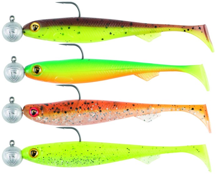 4ks - Sada Nástrah Rage Slick Shad UV Loaded Head 11cm 10g