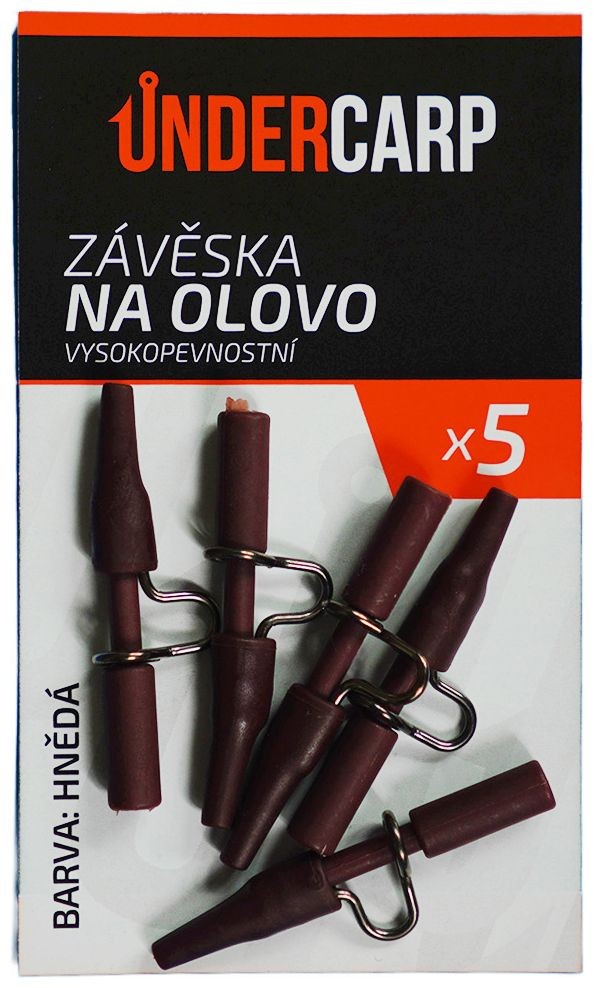 5 kom - Oprema za olovo visoke čvrstoće UnderCarp smeđa