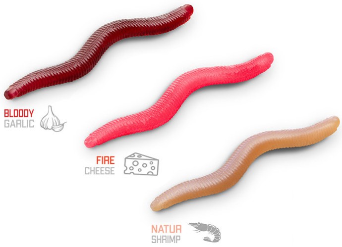 50kom - Gumeni Mamac Delphin B! StinxWorm 4cm