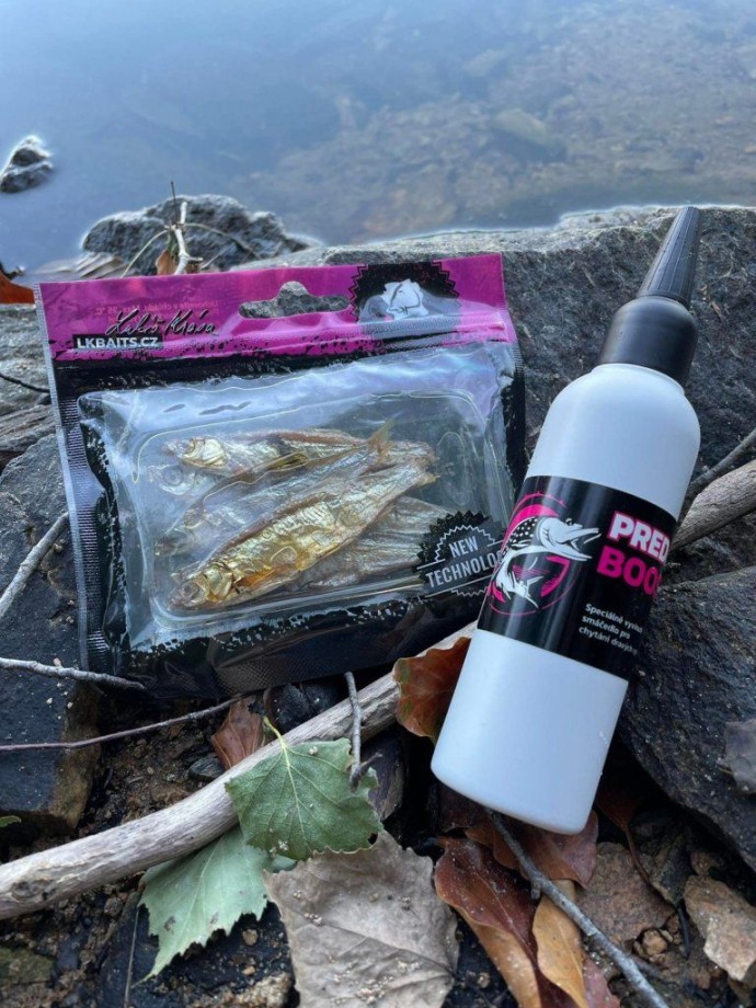 5kom Dipovaná Rybička LK Baits Predátor XL