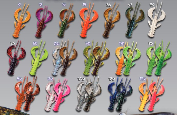 5kom - Gumeni Mamac Crazy Fish Nimble 10cm 6,1gr