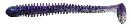 5kom - Gumeni Mamac Crazy Fish Vibro Worm 8,5cm 3,25gr