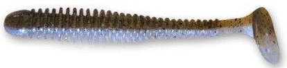 5kom - Gumeni Mamac Crazy Fish Vibro Worm Floating 8,5cm 3,25gr