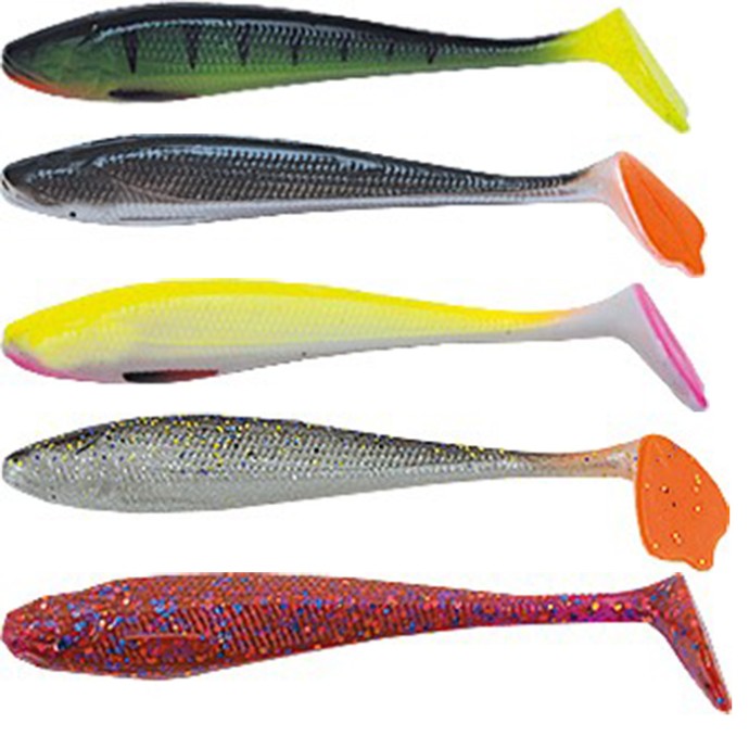 5kom - Gumeni Mamac Jaxon Intensa Dominator Micro Soft Lures 5cm