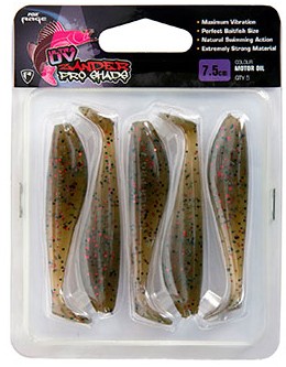 5kom - Gumeni Mamac Rage Ultra UV Zander Pro Shad Single Colour Packs 7,5cm