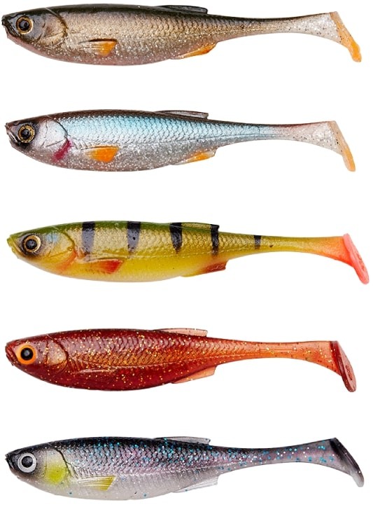 5kom - Gumeni Mamac Savage Gear Craft Shad Clear Water Mix