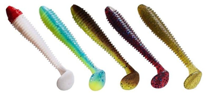 5kom - Gumovni Mamac Crazy Fish Vibro Fat 8cm