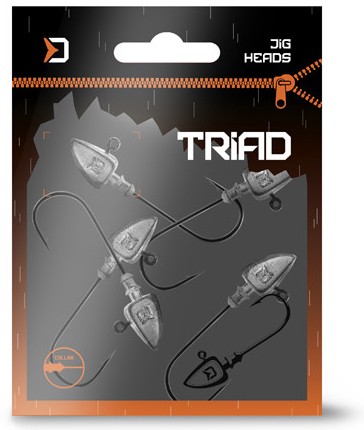 5kom - Jig glava s ovratnikom Delphin Triad