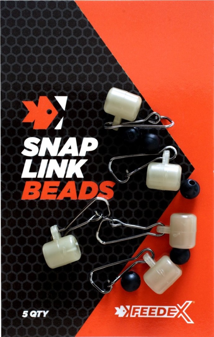 5kom - Klizna vodilica Feeder Expert s Kopčom Snap Link Beads