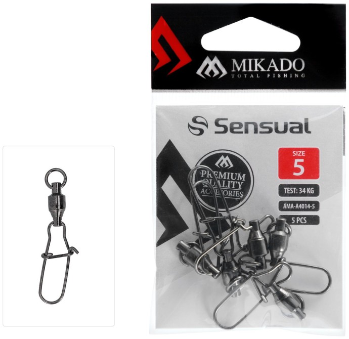 5kom - Kopča s Vrtilicom Mikado Fastlock