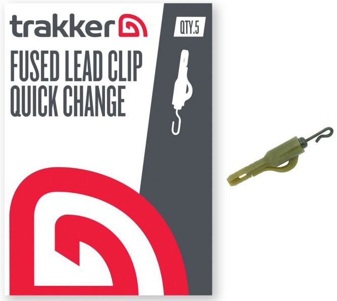 5kom - Kopče Trakker Fused Lead Clip - Quick Change