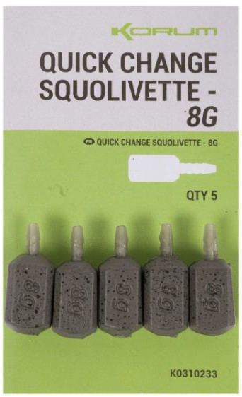 5kom - Olovo Korum Quick Change Squolivettes