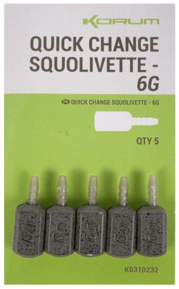5kom - Olovo Korum Quick Change Squolivettes