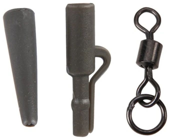 5kom - Set Anaconda 360° Flex Ring Swivel Safety Lead Clip Kit