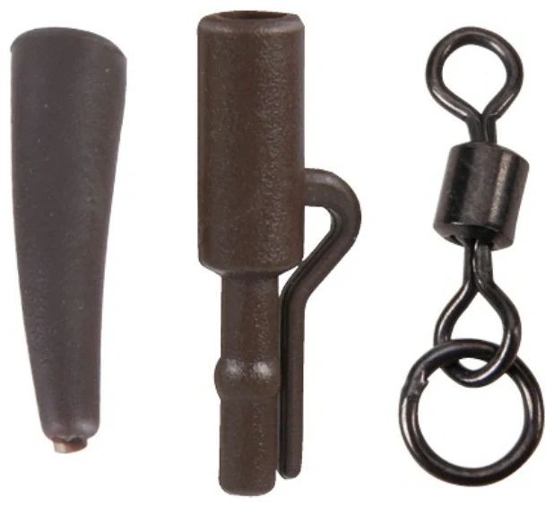 5kom - Set Anaconda 360° Flex Ring Swivel Safety Lead Clip Kit