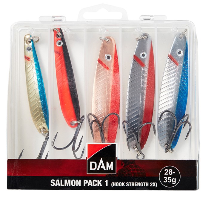 5kom - Set Mamaca DAM Salmon Pack Box 7,5-9cm 28-35gr