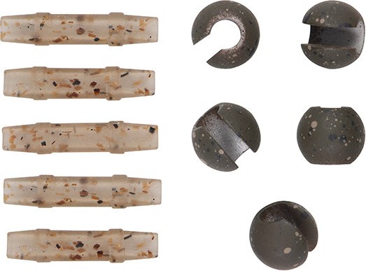 5kom - Set navlaka i perlica Fox Edges Tubing Tungsten Heli Bead Kit
