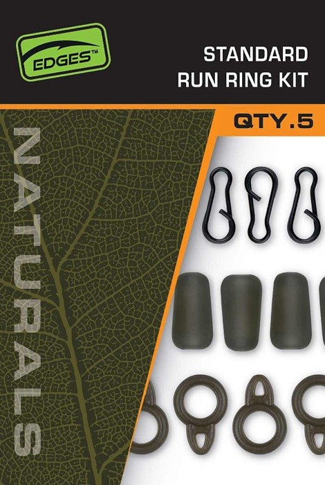 5kom - Set za montažu Fox Edges Naturals Standard Run Ring Kit
