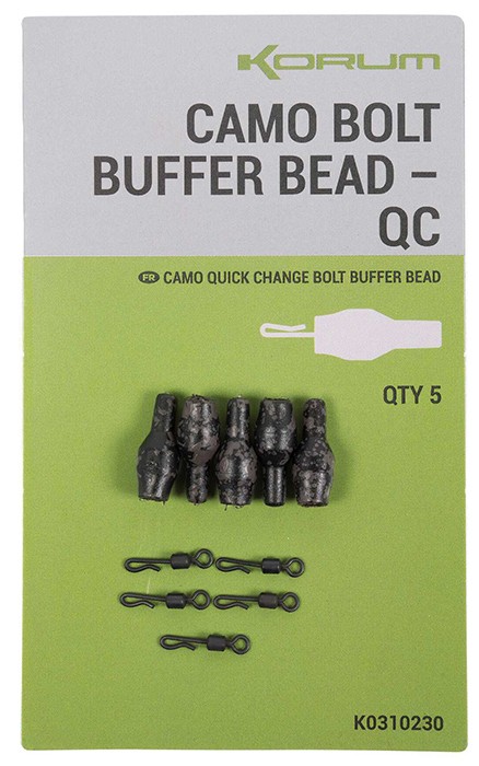 5kom - Stoper Korum Camo Bolt Buffer Bead QC