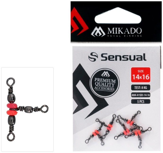 5kom Vrtilica Mikado Barrel Triple S Korálky