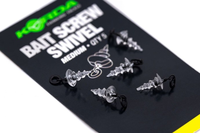 5kom - Vrtilica S Vijkom Korda Micro Ring Swivel Bait Screw Medium
