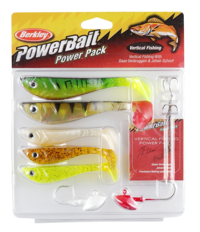 5ks - Gumová Nástraha Berkley PowerBait Pro Pack Vertical Assorted