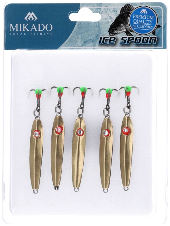 5ks Plandavka Mikado ICE 12 4,4cm 4,3gr Zlatna
