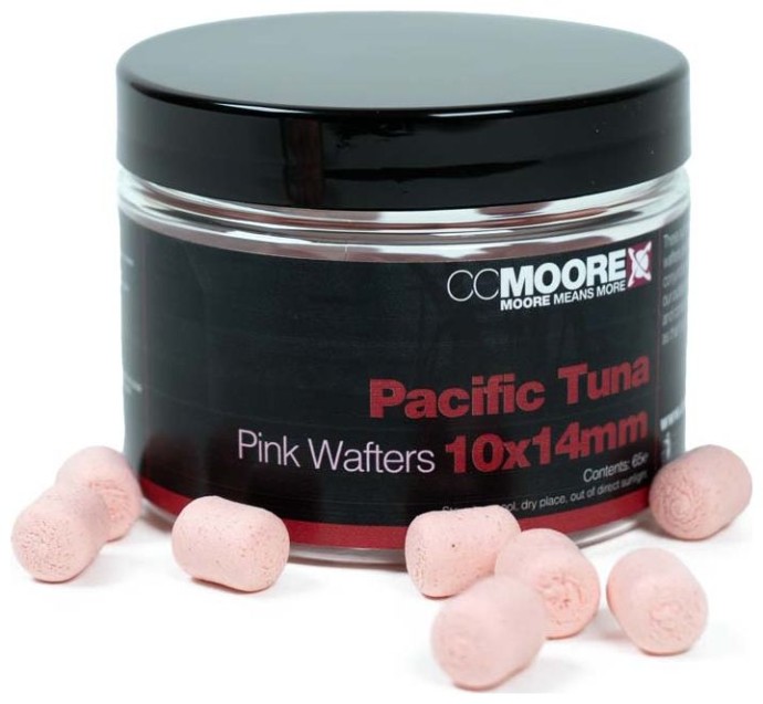 65kom Balansirani Boilies CCMoore Pacific Tuna Dumbell Wafters 10x14mm
