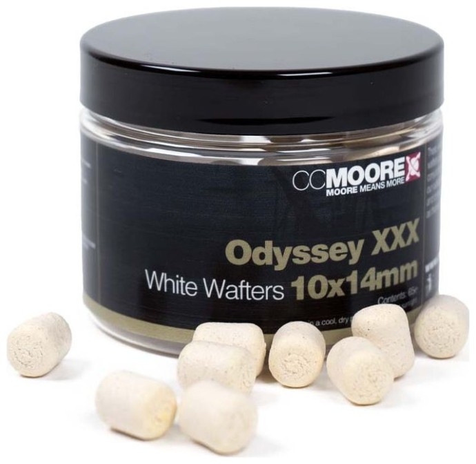 65kom - Dumbells CCMoore Odyssey XXX White Wafters 10x14mm
