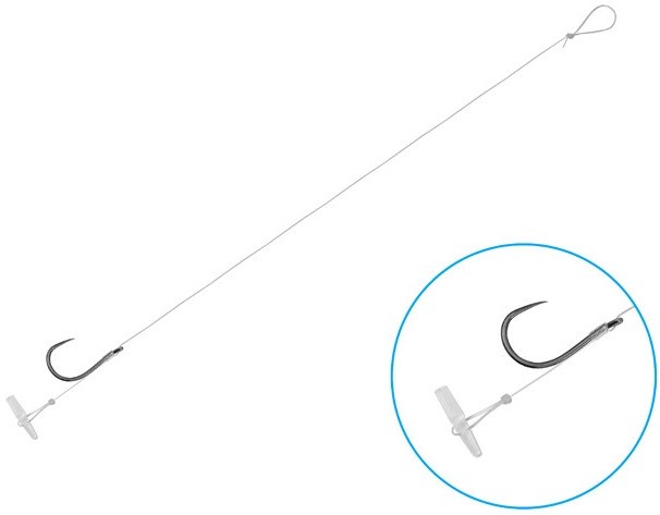6kom - Feeder predvez Delphin FLR Quickstop SM 8cm