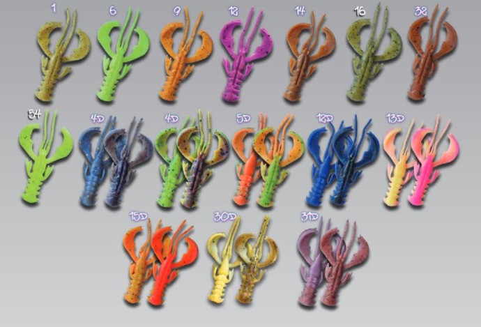 6kom - Gumeni Mamac Crazy Fish Nimble Plovući 8cm