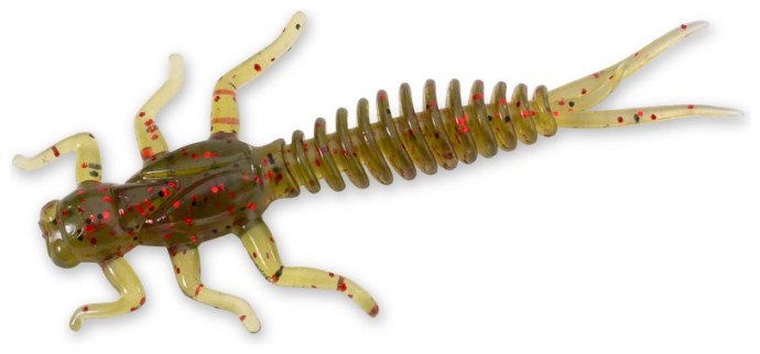 6kom - Gumeni Mamac Doiyo Tonbo Larva 60mm