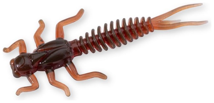 6kom - Gumeni Mamac Doiyo Tonbo Larva 60mm