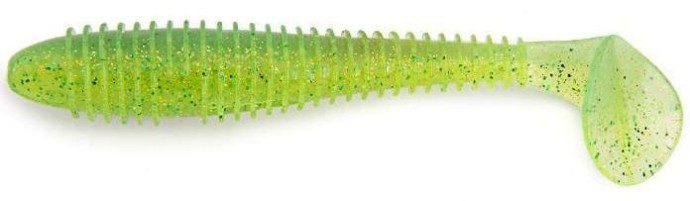 6kom - Gumeni Mamac Keitech FAT Swing Impact 3,8" 9,6cm 8,5gr