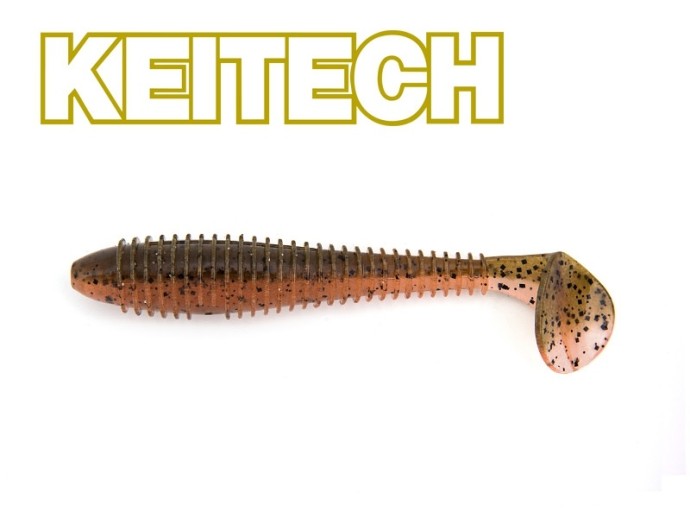 6kom - Gumeni Mamac Keitech FAT Swing Impact 4,3" 10,9cm 10,3gr
