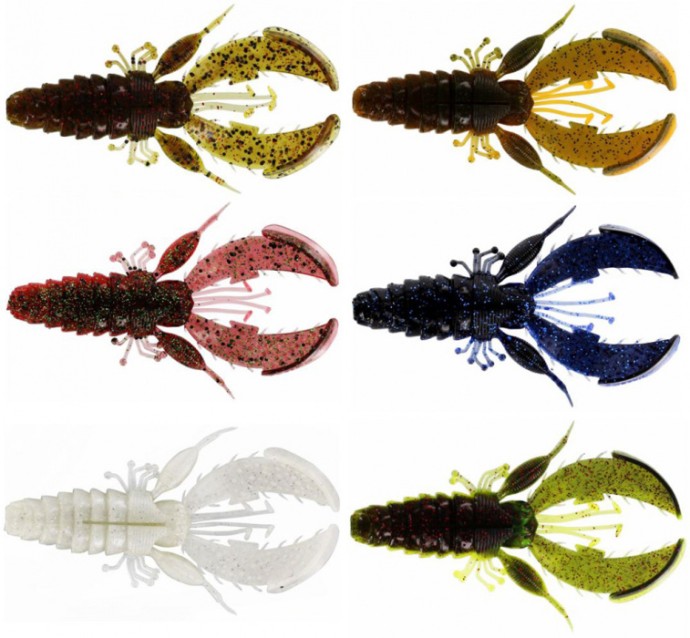 6kom - Gumeni Mamac Westin CreCraw Creaturebait 6,5cm 4gr