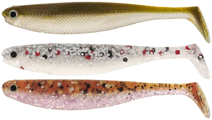 6kom - Gumeni Mamac Westin ShadTeez Slim 4,7cm 1gr Floating