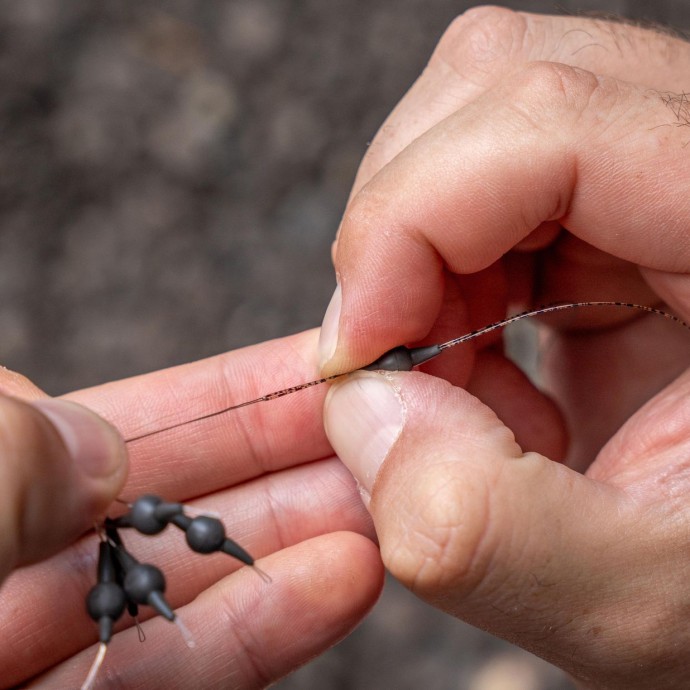 6kom - Helikopterske perlice Avid Outline Tungsten Naked Heli Beads