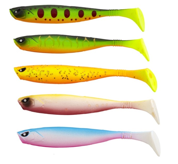 6kom - Kopyto Lucky John 3D Basara Soft Swim 8,9cm