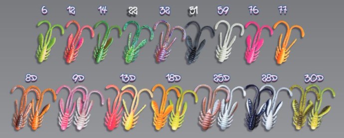 6kom - Nymfa Crazy Fish Allure 5,2cm 2gr