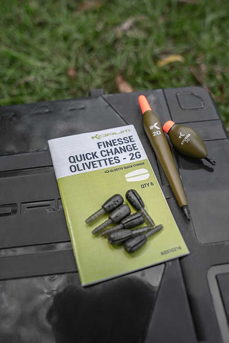 6kom - Olovo Korum Finesse Quick-Change Olivettes