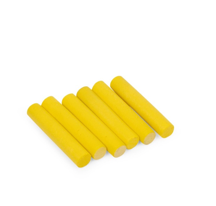 6kom - Pjenasti štapići Black Cat Mini Dead Bait Puncher Foam Sticks Žuta