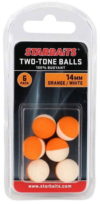 6kom - Plutajuća kuglica Starbaits Two Tone Balls 14mm
