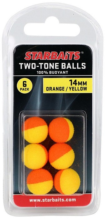 6kom - Plutajuća kuglica Starbaits Two Tone Balls 14mm