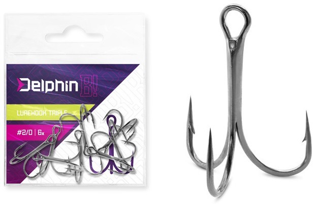 6kom - Trostruka udica Delphin B! LureHook TRIPLE
