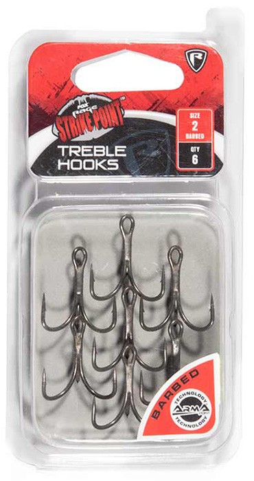 6kom - Trostruke udice Rage Strike Point Treble Hooks